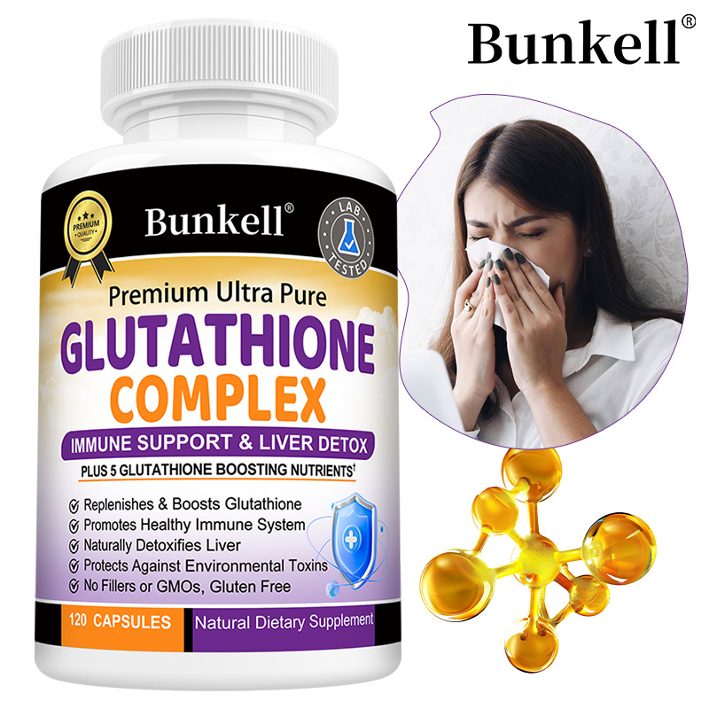 Wellness Quercetin - Капсулы с глутатионом, витамином С, расторопшей,