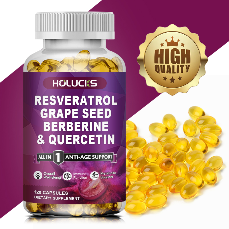 Wellness Quercetin - БАД HOLUCKS с ресвератролом, повышает уровень