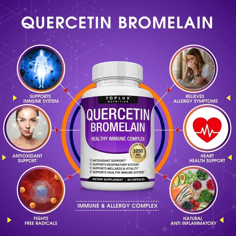 Капсулы с кверцетином и бромел – обзор и цена Wellness Quercetin