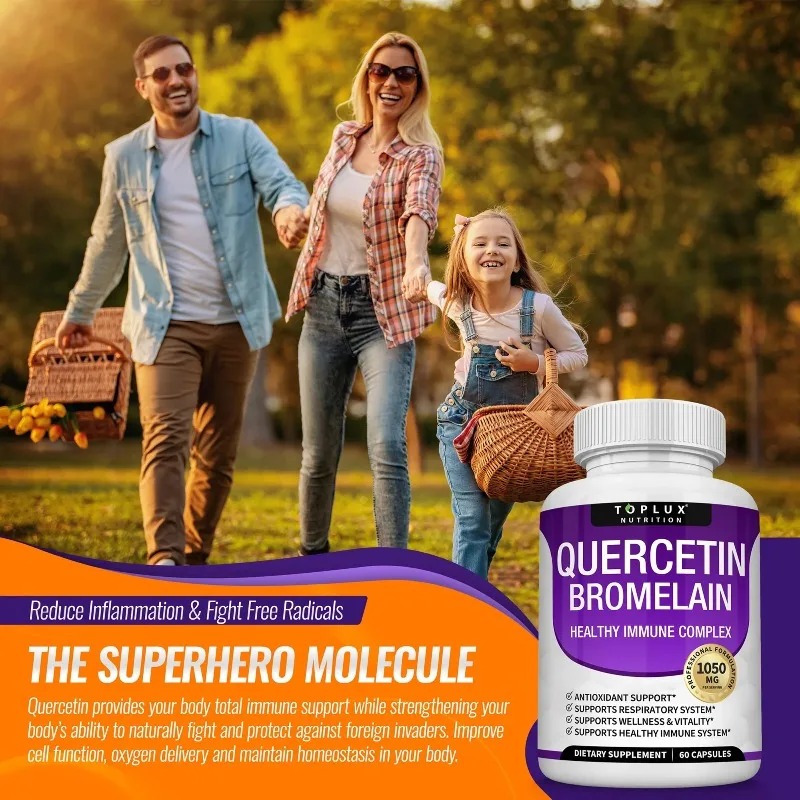 Капсулы с кверцетином и бромел – обзор и цена Wellness Quercetin