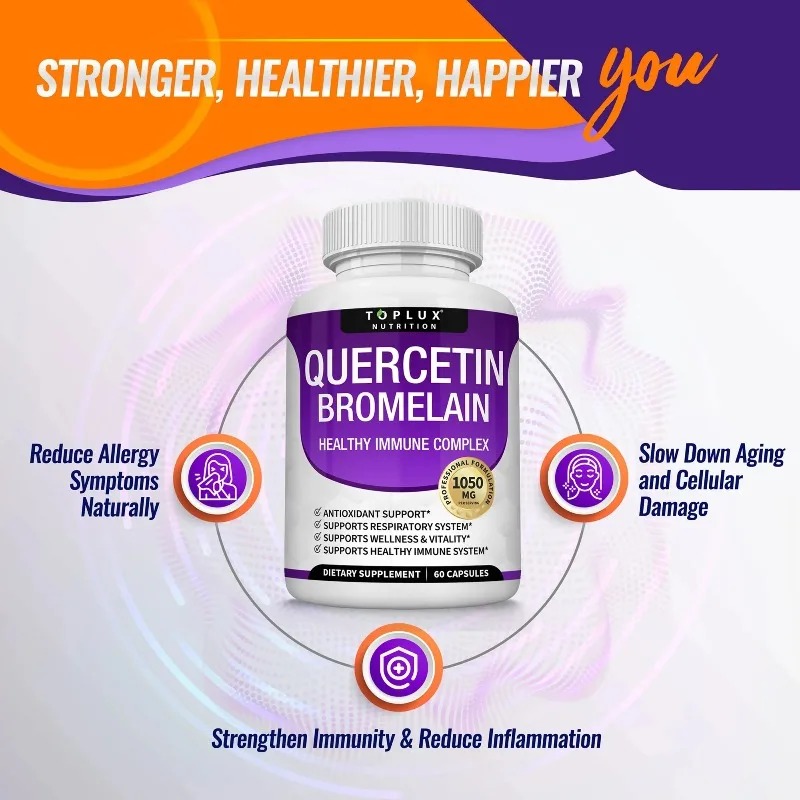 Капсулы с кверцетином и бромел – обзор и цена Wellness Quercetin