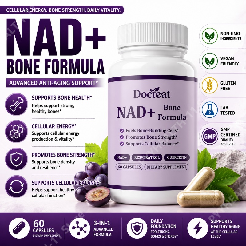 Капсулы Docteat NAD+ с ресвера – обзор и цена Wellness Quercetin