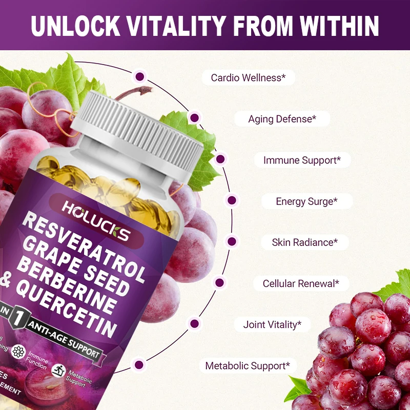 БАД HOLUCKS с ресвератролом, п – обзор и цена Wellness Quercetin